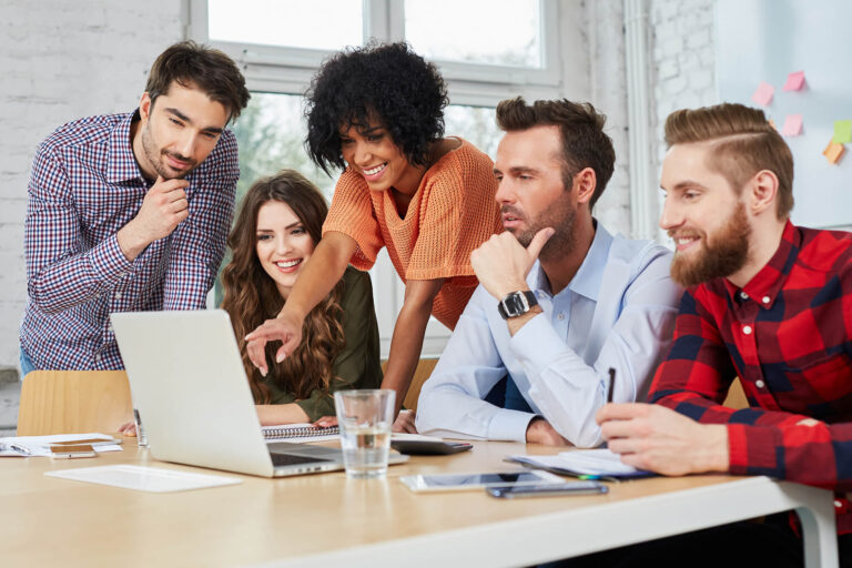 People working together