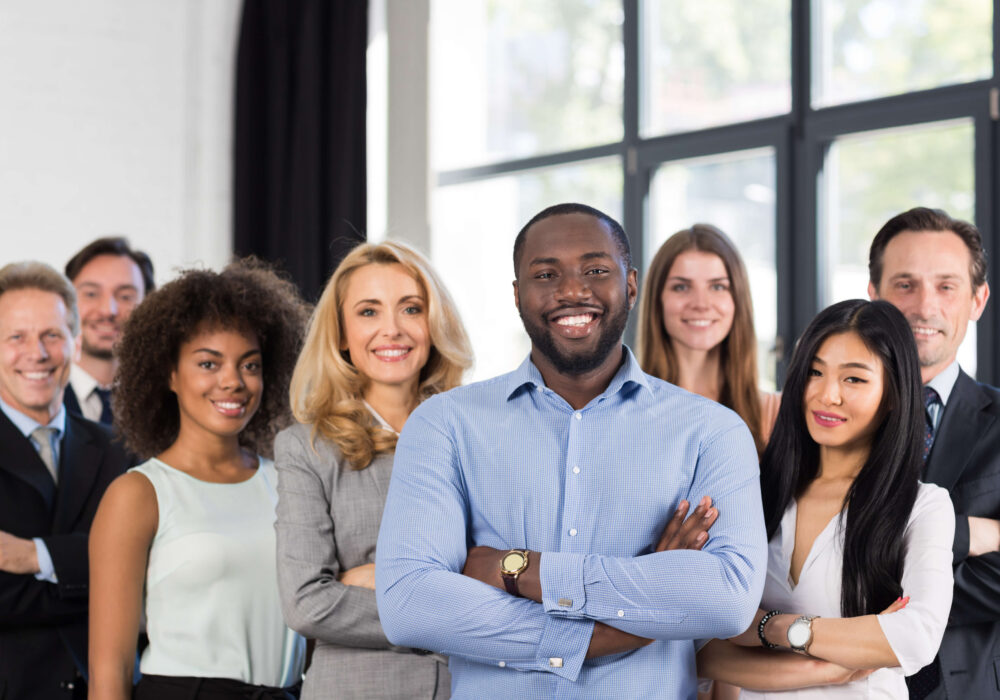 Team of employees