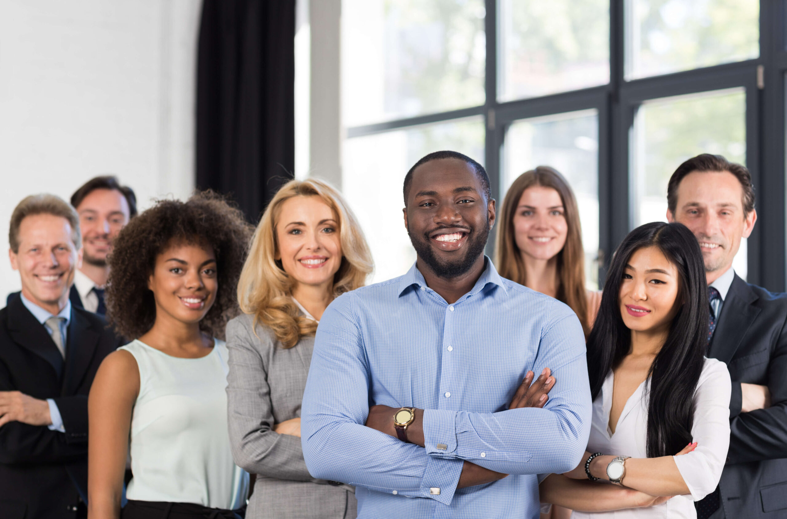 Team of employees