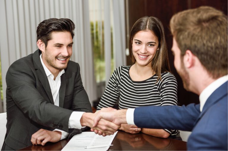 People shaking hands
